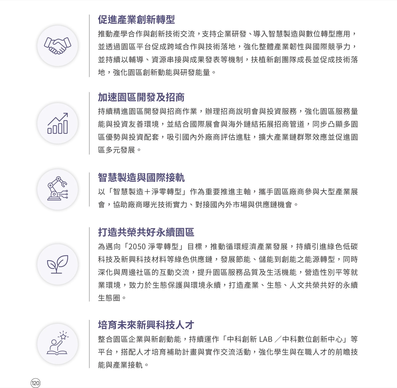中科未來展望推動策略